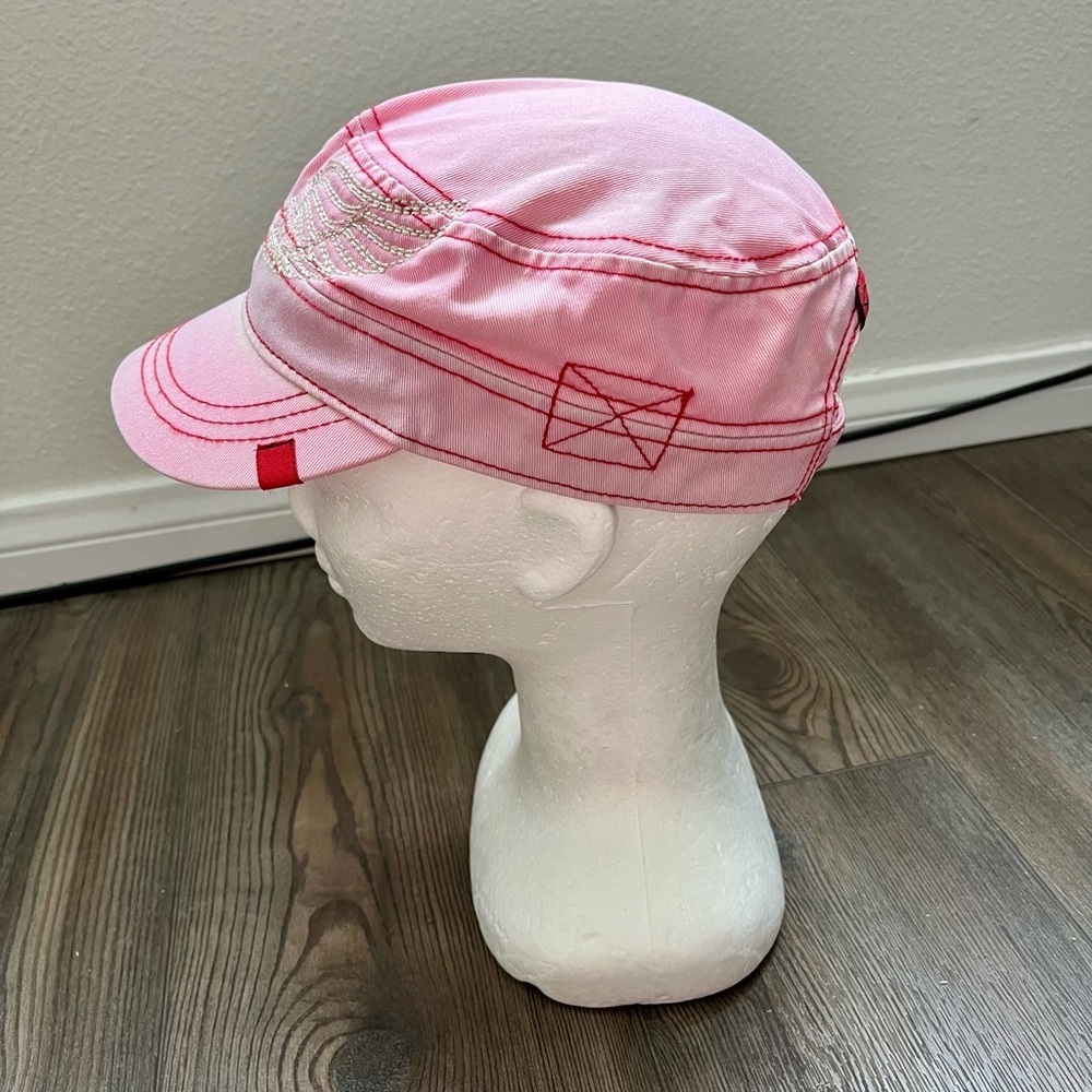 Pink Cap with Embroidered Logo - Picture 3 of 9